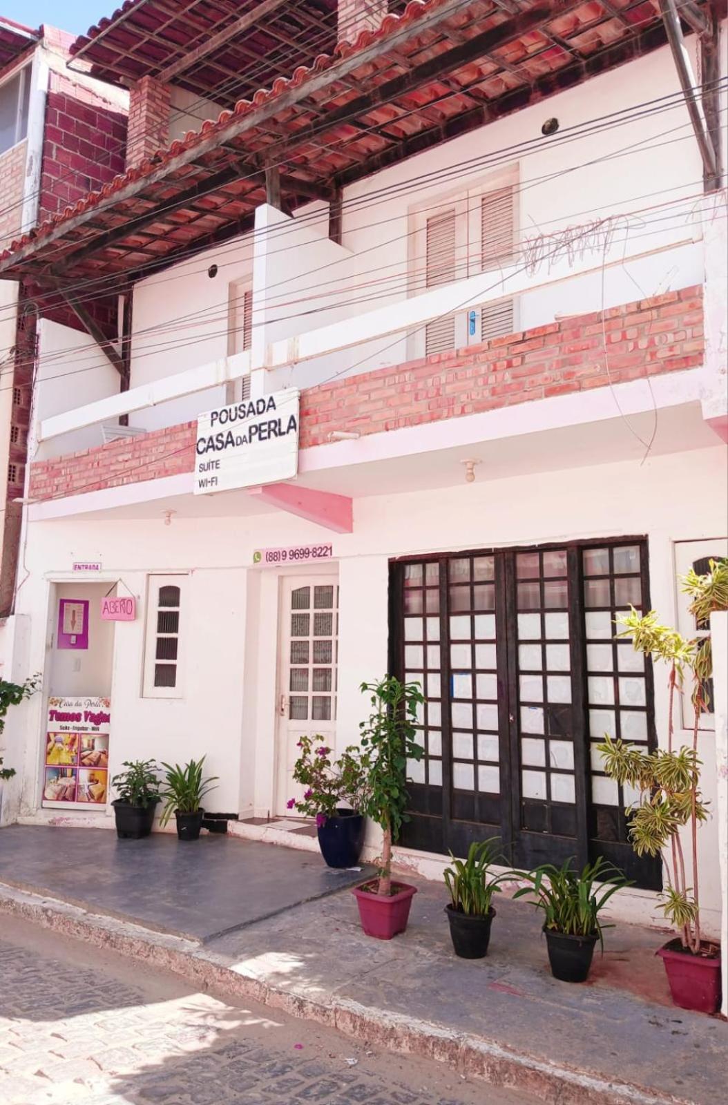 Pousada Casa Da Perla Canoa Quebrada Exterior foto
